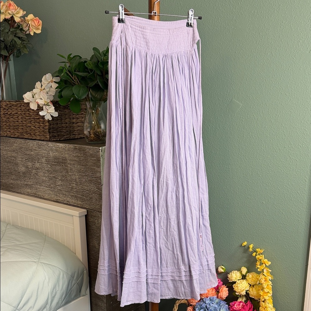 FREE PEOPLE Light Purple Maxi Skirt